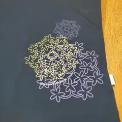 花柄プリ ネイビー 紺 Tシャツ 130cm 140cm スポーツ アウトドア