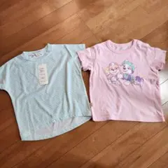 夏物 Tシャツ セット 90cm パウパトロール 半袖Tシャツ 女の子