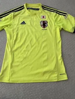 adidas 日本代表 サッカーシャツ 蛍光イエロー　ユニフォーム　香川真司
