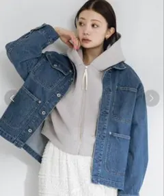 アーバンリサーチサニーレーベル　ダンボールショートパーカー