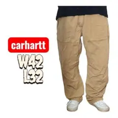 Carhartt ダブルニー ペインターパンツ 極太バギー42×32 茶