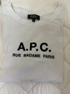 A.P.C. ロゴプリント Tシャツ ホワイト Mサイズのサムネイル