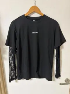 SHEIN 黒Tシャツ シアーシャツ