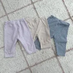 UNIQLO レギンスパンツ 90㎝ 3枚セット まとめ売り 7分丈 5分丈