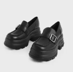 both charles & keith ローファー 24.5cm - メルカリ