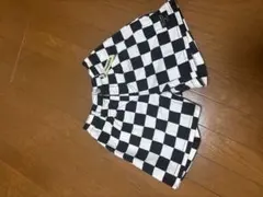 チェッカー柄ハーフパンツ（フワフワポケット付き）