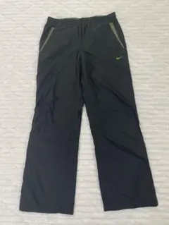 Nike ジャージパンツ 黒/緑