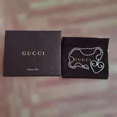 極美品 GUCCI ハート ネックレス 両面刻印 グッチ Y2K 136 - メルカリ