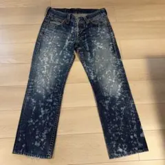 [定価1.4万]リーバイス 502 ブリーチ加工 デニム W33 Lジーンズ
