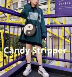 907 美品　Candy Stripper シャツ　ワンピース　ポロシャツのサムネイル