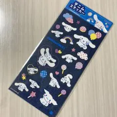 [新品] シナモロール　デニムステッカー　サンリオ　正規品　シール