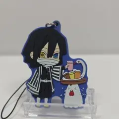 鬼滅の刃　伊黒小芭内　キーホルダー ローソンコラボ ラバーストラップ