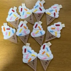トリミングチョーカー　ソフトクリーム　夏　トリミングチョーカー夏
