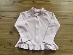 ブランシェス　ピンク フリル付き ラッシュガード 100cm