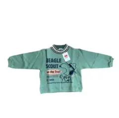 ★ familiar ファミリア スヌーピー モスグリーン トレーナー 110