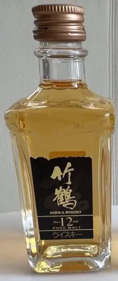 [非売品] NIKKA WHISKY 鶴 モルト原酒 ニッカウイスキー 50ml ニッカ 竹鶴ピュアモルト 50ml 3044 -お酒のデパートもりもと-