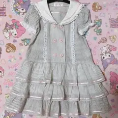 シャーリーテンプル マリンセーラーワンピース 120