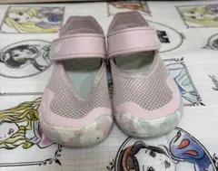 new balanceピンク メッシュサンダル14.5cm