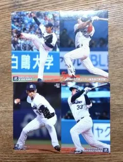 ☆東京ヤクルトスワローズ4枚カードセット)カルビーベースボールカードセット
