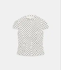 ZARA ドット柄ポケット付きポプリンTシャツのサムネイル