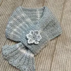 ハンドメイド　ミニマフラー