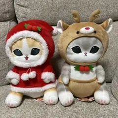 mofusand クリスマスにゃんBIGぬいぐるみ　2種セット