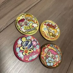 ナルミヤキャラクターズ 刺繍缶バッジ　4点セット