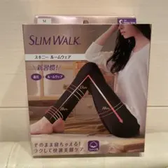 SLIMWALK スキニールームウェア 着圧レギンス Mサイズ ブラック