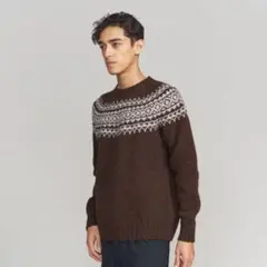 ＜HARLEY OF SCOTLAND＞ SNOW L/G KNIT/ニット