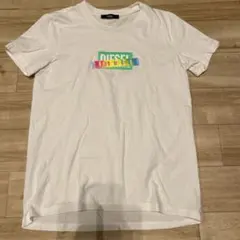DIESEL ディーゼル ロゴTシャツ 半袖 ホワイト Sサイズのサムネイル
