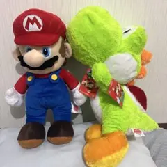 スーパーマリオ ぬいぐるみ 特大サイズクタッとぬいぐるみ〜ヨッシー 〜58cm