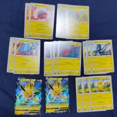 新品　ポケモンカード　サンダースV ピカチュウ　ポケカ　19枚セット