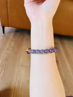 天然木 × 瑪瑙石 ブレスレット