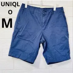 ⁠ユニクロ UNIQLO メンズ チノショートパンツ M 青 ハーフパンツ 美品