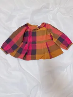 バーバリー(BURBERRY) チェック柄シャツ　80cm/12M