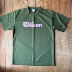 ウィルソン　バドミントン　Tシャツ　L　グリーン