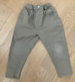 branshes ガーデナー テーパードツイルパンツ 120cm ベージュ