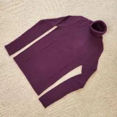 UNIQLO エクストラファインメリノリブタートルネックセーター Sサイズ未使用