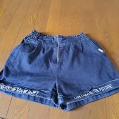 ダークブルー 半ズボン 160