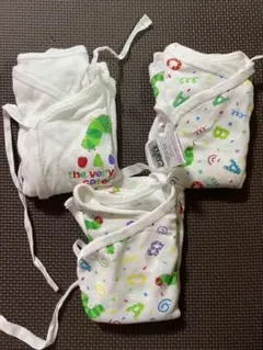 はらぺこあおむし 短肌着　3枚セット