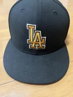 NEW ERA ドジャース 59FIFTY キャップ 7 5/8 黒×黄色