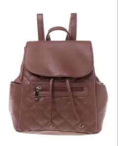 INGNI ブラウンキルティングリュックバッグ