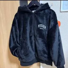 VISION STREET WEAR/フード付きファージャケット