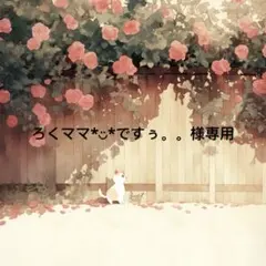 ろくママ*︎◡̈︎*ですぅ。。 様　専用