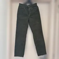 H & M コーデュロイカーキ色スリム36