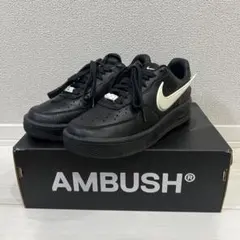 AMBUSH Nike Air Force 1 ブラック/ホワイト 25.5 アンブッシュxナイキから新作コラボエアフォース1 ローが登場か