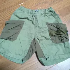 130cm オリーブグリーン ハーフパ