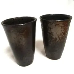 ビールカップ 　陶器　タンブラー　2個セット