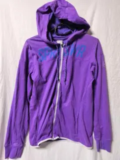 NIKE パーカー フルジップ DRI-FIT 紫 スポーツ レディース L