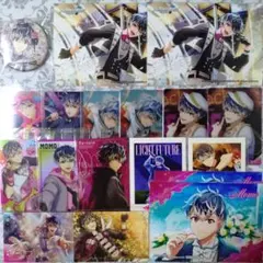 匿名配送 アイナナ メタカ カード ウエハース 箔押し 缶バッジ 非売品 百